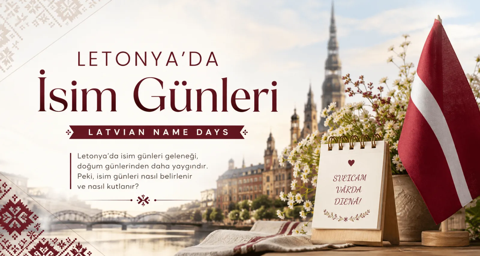 Latvian name days: traditions, calendar and name search
