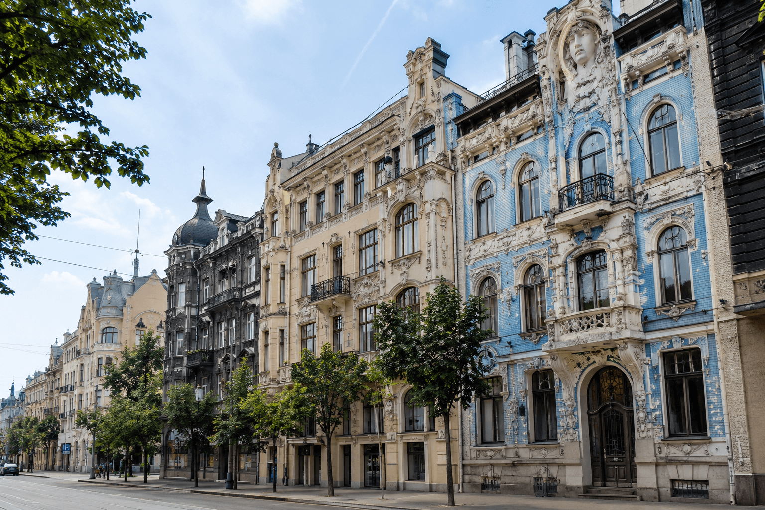 Riga da Neden Bu Kadar Çok Art Nouveau Binası Var?